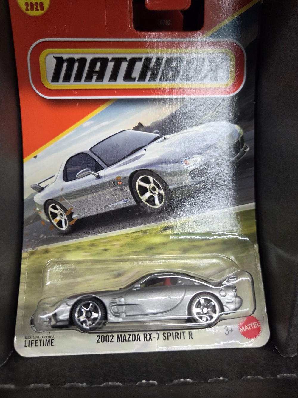Matchbox Silver 2002 Mazda RX-7 Spirit R Die-Cast Car